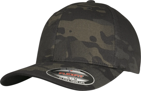 Sapca Brandid Flexfit Black Multicam