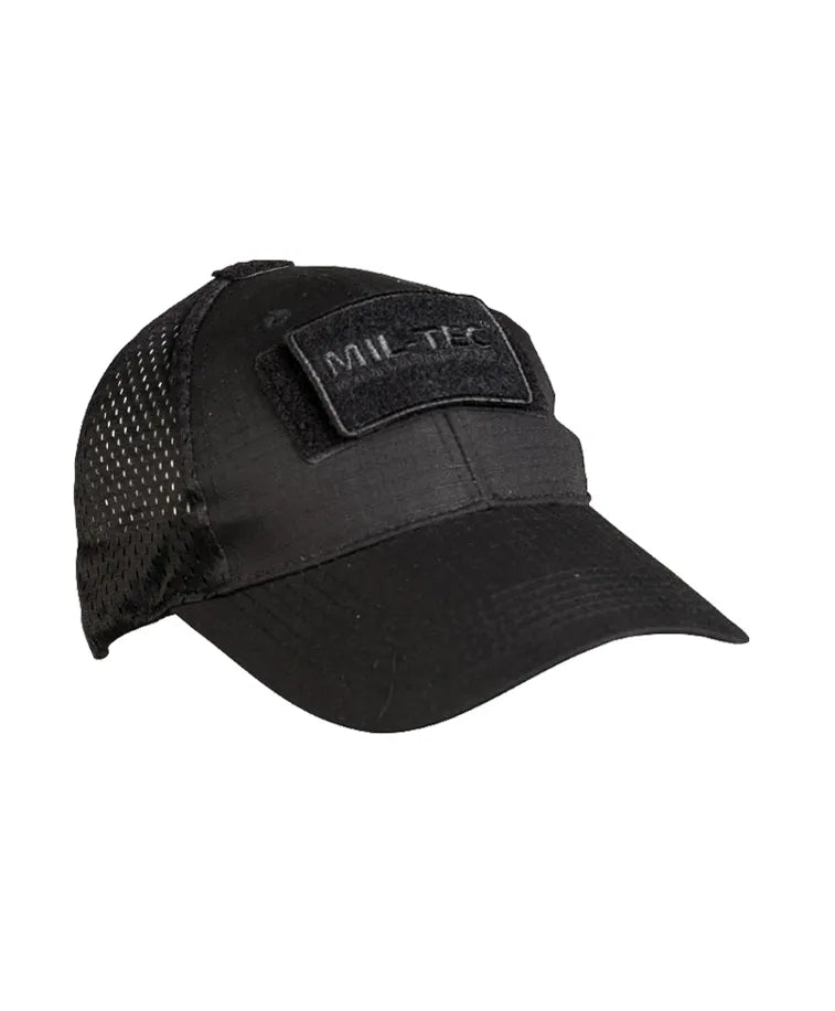 Sapca Tactica Reglabila Baseball Plasa Black