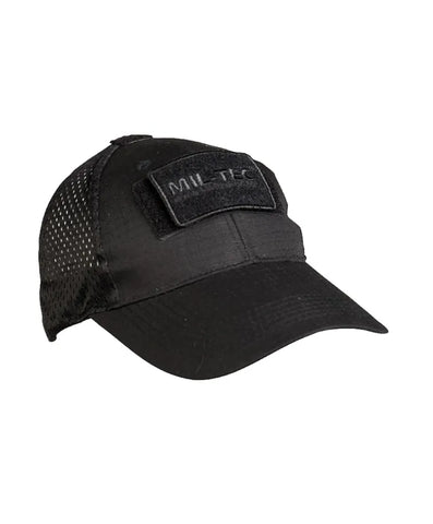 Sapca Tactica Reglabila Baseball Plasa Black