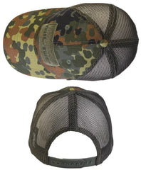 Șapcă Trucker Flecktarn – Camuflaj German, Confort Total