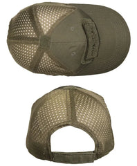Șapcă Trucker OD cu Plasă – Stil Tactic, Ventilație Maximă, Funcționalitate Patch-Ready