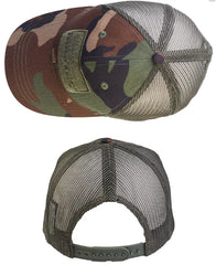 Șapcă Trucker Woodland – Stil Militar, Ventilație și Reglaj Inteligent