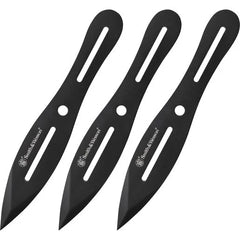 Set 3 Cutite De Aruncat Smith & Wesson® Bullseye 8" Throwing Knives Black