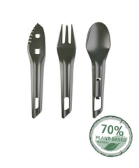 Set Tacâmuri Outdoor Wildo® THE OCYs™ – 3 piese, 70% Material Pe Bază de Plante, Made in Sweden