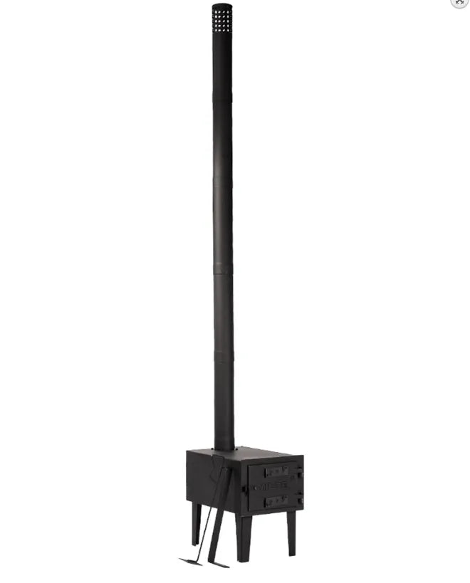 Sobă de Cort Completă MIL-TEC® – 16,5 kg, Oțel Carbon, Ușor de Transportat și Asamblat