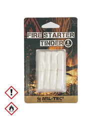 Starter de Foc Tinder – 8 Bucăți cu Punguță Etanșă, Ideal pentru Outdoor