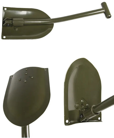 Swedish Steel Folding Shovel – Lopată Pliabilă din Oțel, Stil Suedez