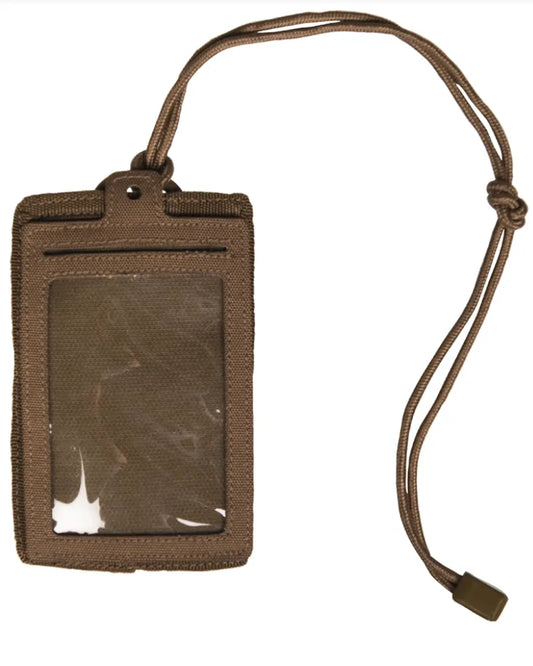 Toc ID Dark Coyote – Portdocument Tactic Plat cu Prindere, Compartimente și Suport Pix