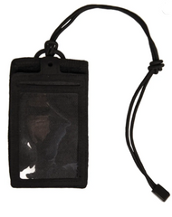 Toc ID Negru – Portdocument Plat cu Agățătoare, Compartimente și Suport Pix