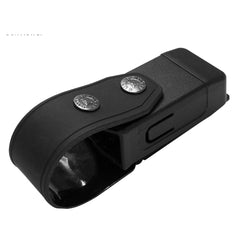 Toc încărcător GUN FLOWER®, negru, din polimer, cu capac, universal, OWB, prindere pe centură / molle, pentru încărcătoare double stack calibru 9mm / .40SW GF-PMS21F