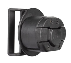 Toc pentru cătușe AKAR® ELITE din polimer, negru, universal, retenție și eliberare la buton P1024