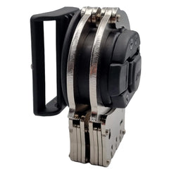 Toc pentru cătușe AKAR® ELITE din polimer, negru, universal, retenție și eliberare la buton P1024