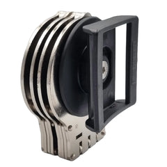 Toc pentru cătușe AKAR® ELITE din polimer, negru, universal, retenție și eliberare la buton P1024