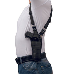 Toc pistol AKAR® KA7203 ascuns tip ham de umar universal din poliester GLOCK 17 / 19, HS 9, HK P30, Beretta PX4, CZ 75, CZ P-09 / P-07 sau similare, pentru mana dreapta