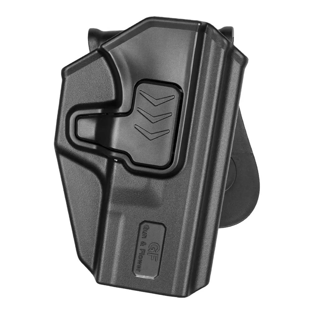Toc pistol CZ P09 / P07 GUN FLOWER® HighRide, negru, din polimer, cu retentie nivel II, optic ready, GF-POP09A