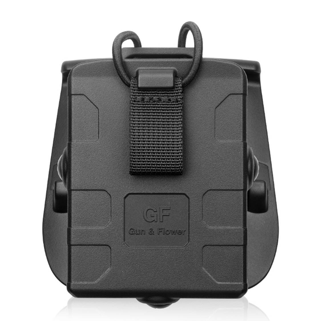 Toc statie radio GUN FLOWER® din polimer, universal, negru, accepta o gama larga de statii radio, MOTOROLA, KENWOOD, HYTERA, BAOFENG, ICOM GF-PRP21
