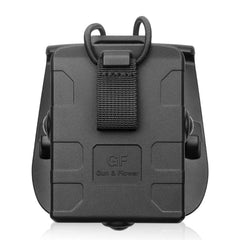 Toc statie radio GUN FLOWER® din polimer, universal, negru, accepta o gama larga de statii radio, MOTOROLA, KENWOOD, HYTERA, BAOFENG, ICOM GF-PRP21