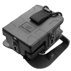 Toc statie radio GUN FLOWER® din polimer, universal, negru, accepta o gama larga de statii radio, MOTOROLA, KENWOOD, HYTERA, BAOFENG, ICOM GF-PRP21