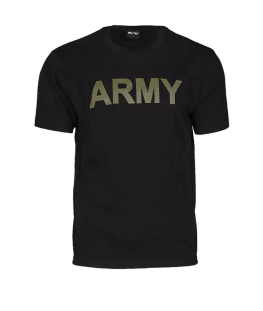 Tricou Barbati Army Black