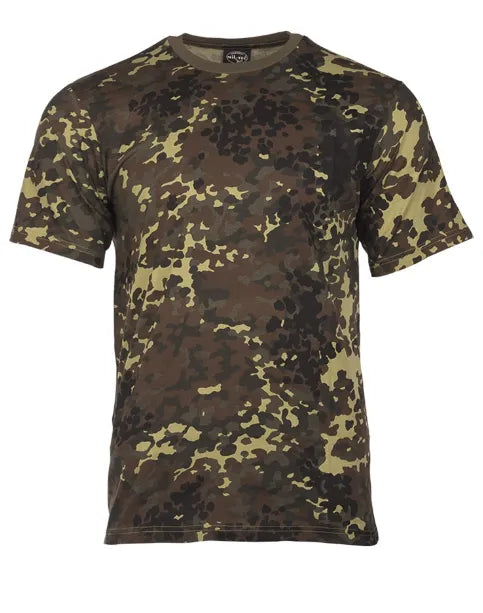 Tricou Barbati Camuflaj Flecktarn