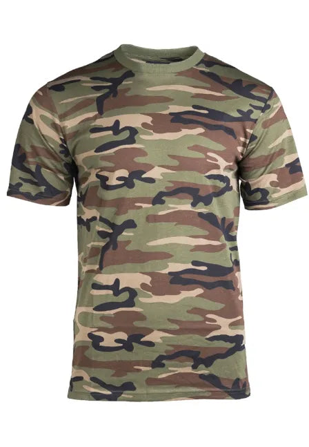 Tricou Barbati Camuflaj Woodland