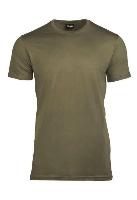 Tricou Barbati Us Style Gri/Oliv