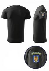 Tricou Glat Negru ANP