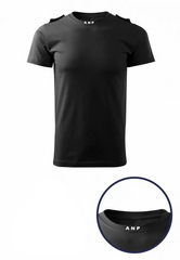 Tricou Glat Negru ANP