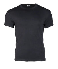 Tricou Negru Body Style – Croială Slim, Look Sobru, Confort Premium din Bumbac