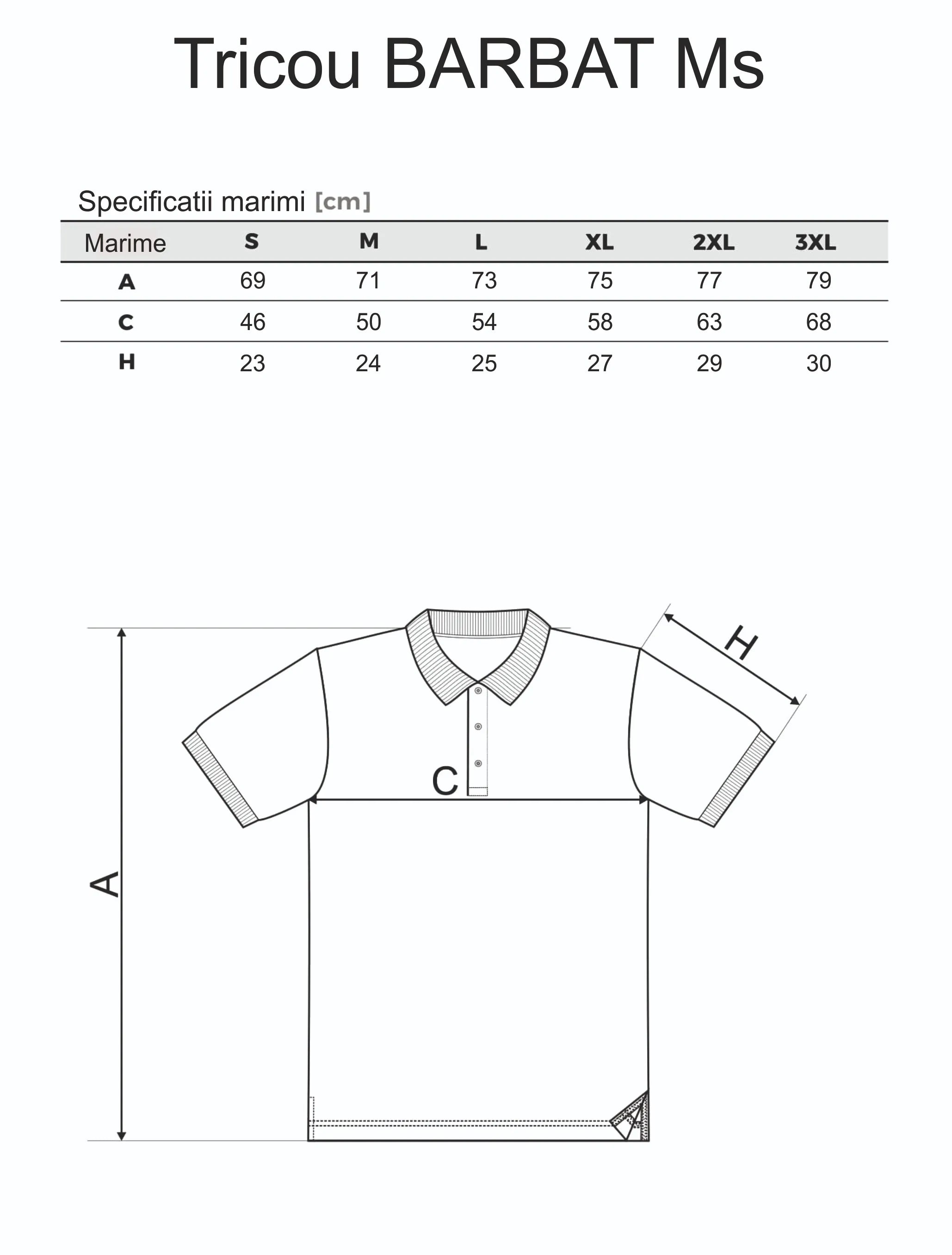 Tricou Polo Bleumarin cu Epoleti