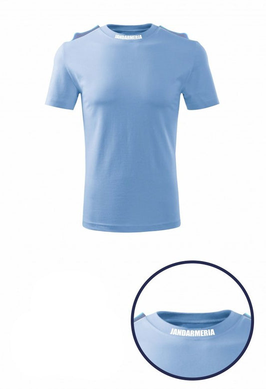 Tricou Glat Bleu Jandarmeria Romana