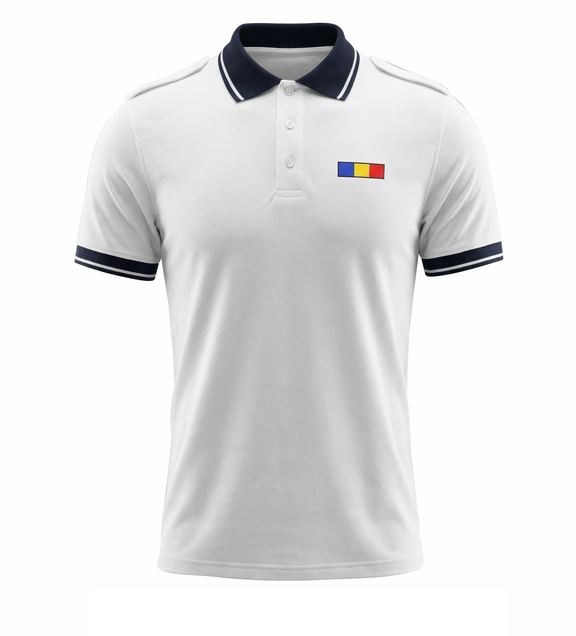 Tricou Polo Alb Elite - Combat Bărbat