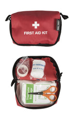 Trusă Prim Ajutor Roșie – Ediție Mică, Compactă și Ușoară, 14×9×5 cm