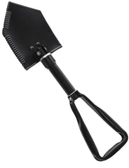 US Black Trifold Shovel – Lopată Pliabilă 2,5 mm cu Husă