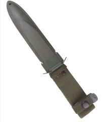 US M8 PVC Combat Knife Sheath – Teacă Tactică pentru M3 & M4, cu Prindere de Siguranță