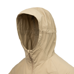 Jachetă Izolatoare Helikon-Tex Wolfhound Hoodie Lite Khaki cu Anorak