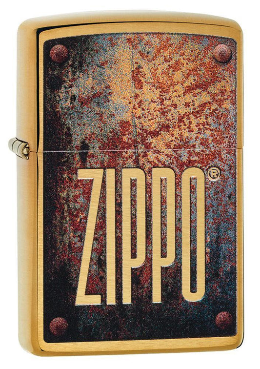 Bricheta originala Zippo Rusty Plate Design
