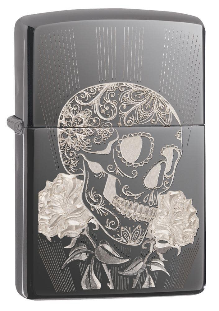 Bricheta originala Zippo Fancy Skull Design