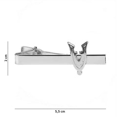 Ac de Cravată Veteranen Zilver #7054 Argintiu - Onoare și Eleganță