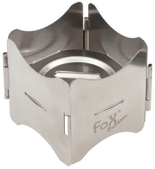 Accesorii Arzător Suport Pliabil Inox FoxOutdoor - 120g, Compact