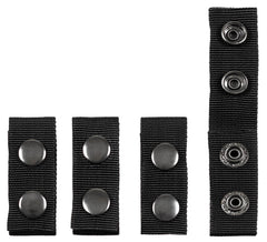 Accesorii Suport Centură Negru MFH - 4 bucăți, 2 capse