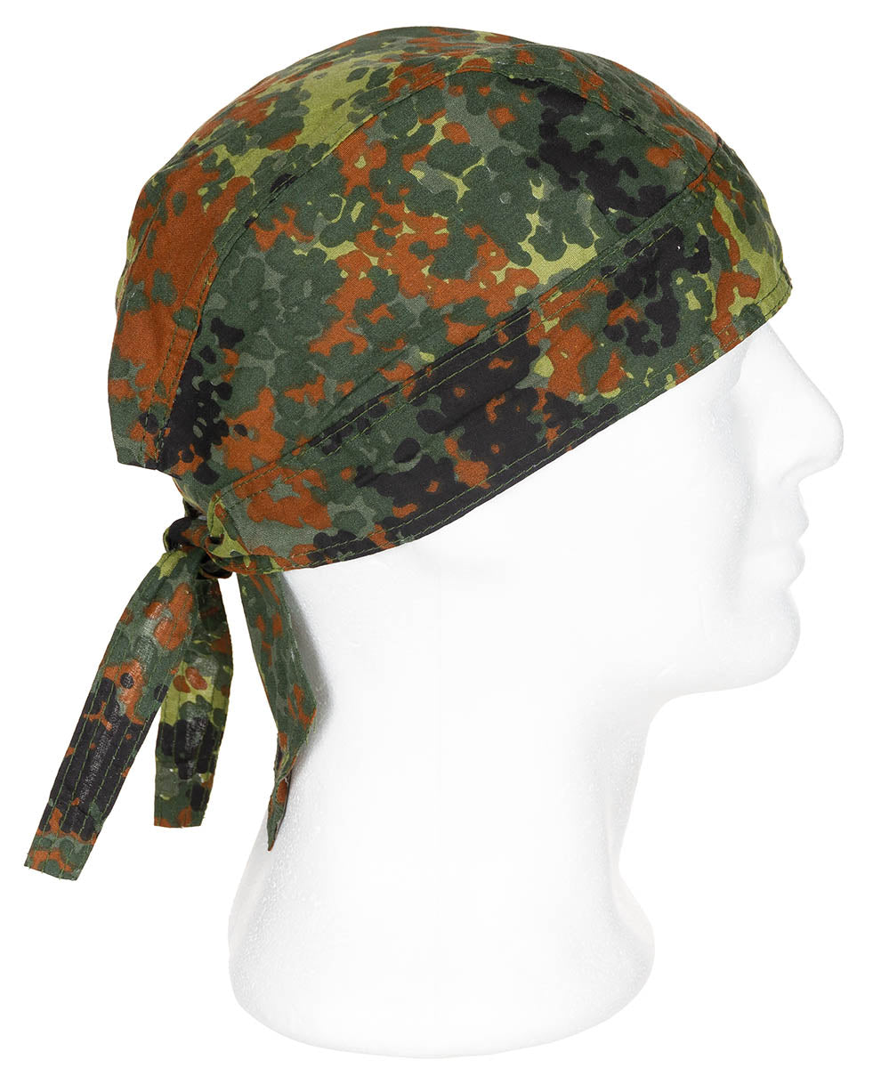 Accesoriu cap Headwrap Flecktarn BW Camo MFH - 100% Bumbac, Mărime unică