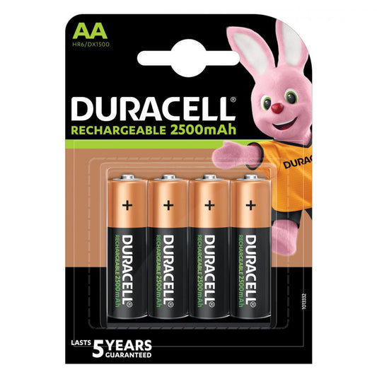 Acumulator AA LR6 1.2V 2500mAh Duracell Ni-MH - Preîncărcați, Blister 4 - 2