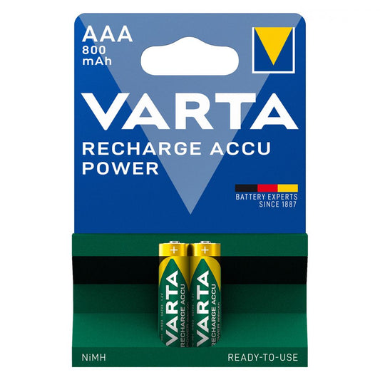 Acumulator AAA Ni-MH 800mAh Varta - Preîncărcați, Blister 2 buc - 2