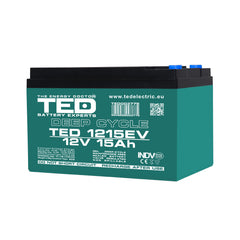 Acumulator AGM 12V 15Ah Deep Cycle TED Electric - Vehicule Electrice - 2
