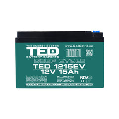 Acumulator AGM 12V 15Ah Deep Cycle TED Electric - Vehicule Electrice - 4