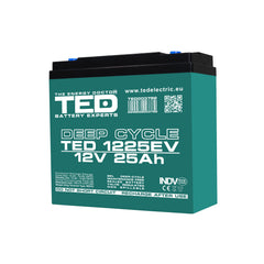 Acumulator AGM 12V 25Ah Deep Cycle TED Electric - Vehicule Electrice - 2