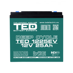 Acumulator AGM 12V 25Ah Deep Cycle TED Electric - Vehicule Electrice - 6