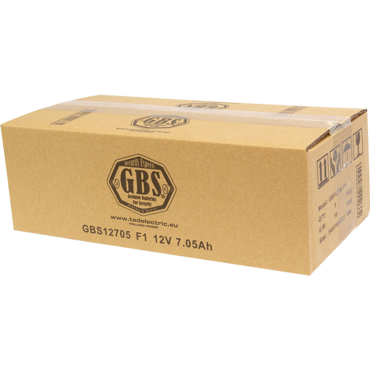 Acumulator AGM 12V 7.05Ah GBS F1 - Sisteme Securitate, UPS - 5