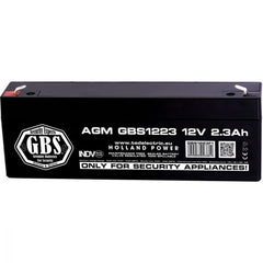 Acumulator AGM VRLA 12V 2.3Ah GBS - Sisteme Securitate, F1 - 1